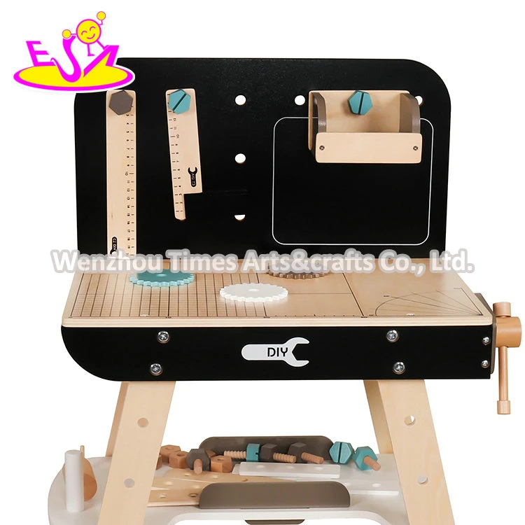 Customize Educational Wooden Drill &amp; Learn Toolbox Workbench DIY Toys for Kids W03D140