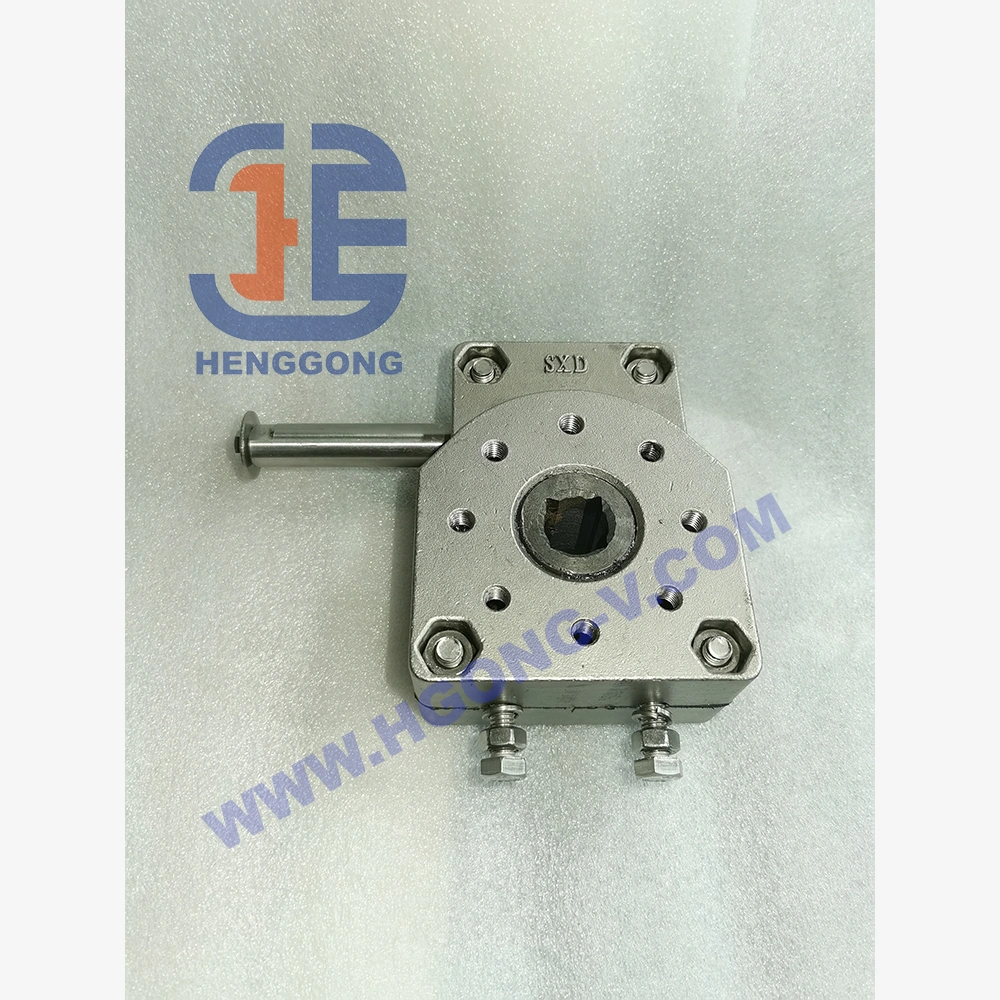 Manual Override Stainless Steel Worm Gearbox Used for Pneumatic Actuator Hand Operation