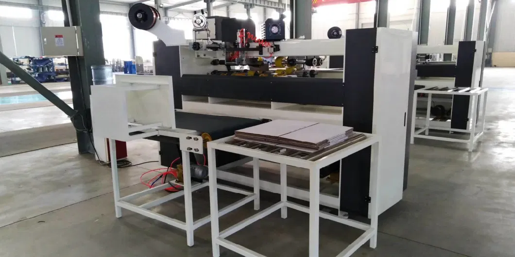 Semi-Auto Corrugated Stapling Box Sheet Machinery