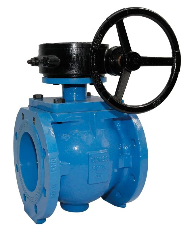 Gearbox Operated Flange End Eccentric Plug Valve with Full Shut-off Function