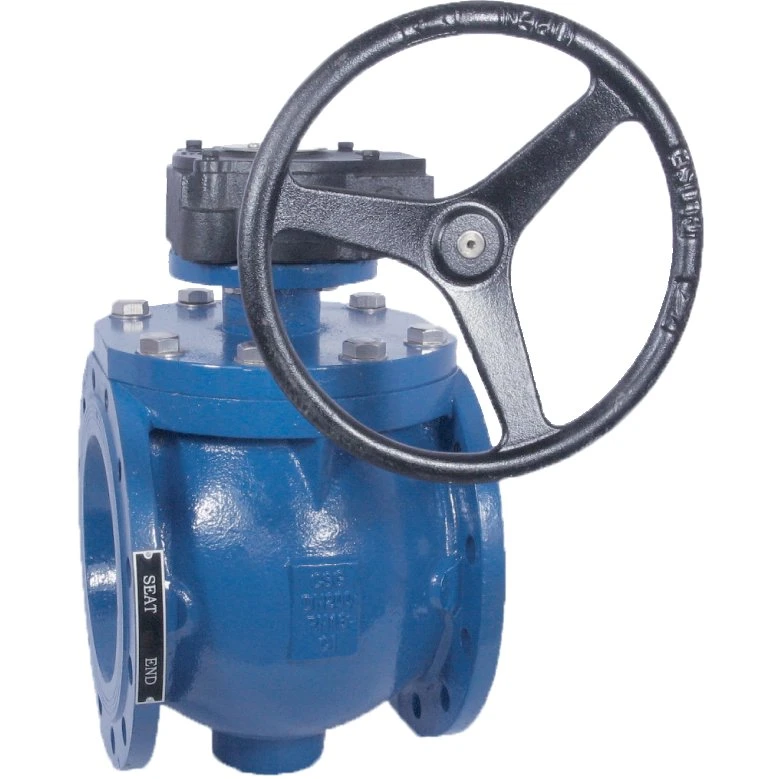Gearbox Operated Flange End Eccentric Plug Valve with Full Shut-off Function