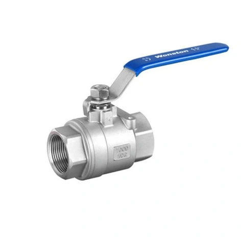 3/8&quot; Stainless Steel Sanitary Thread 2-PC Ball Valve Valvula De Bola De 2 Piezas Con Rosca Sanitaria De Acero Inoxidable