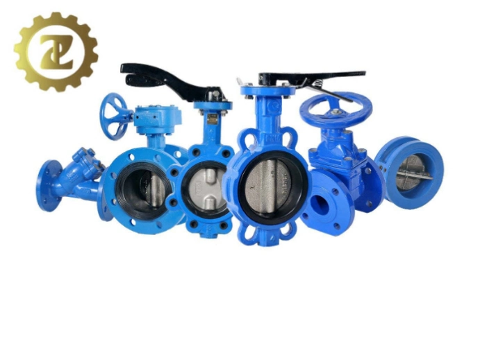 Zhv Industrial Marine DN300 Rubber Lined EPDM Lining Flange Butterfly Valve