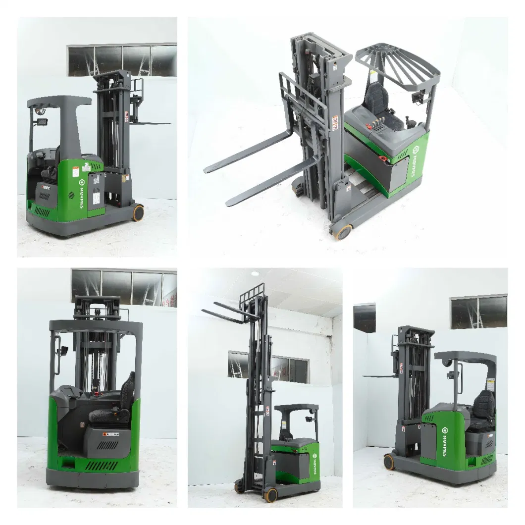 EPS 1500kg 1.5 Ton with 6-8m Lifting Height Counterbalance High Sit Down Hydraulic Electric Reach Stacker for Material Handling/Warehouse/Sales/Lift/Pallet