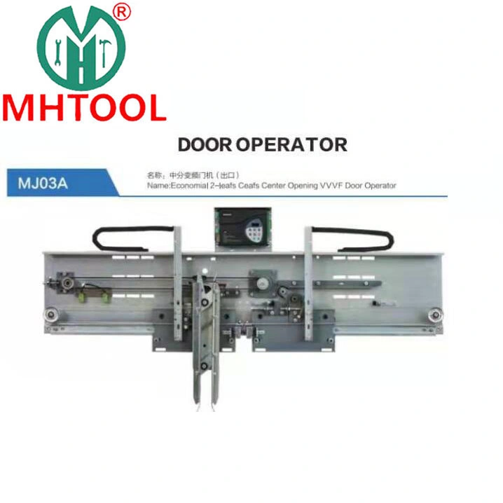 2 Panels Center Opening Door Operator Passenger Elevator Automatic Door Stainless Steel Lift Door Operator