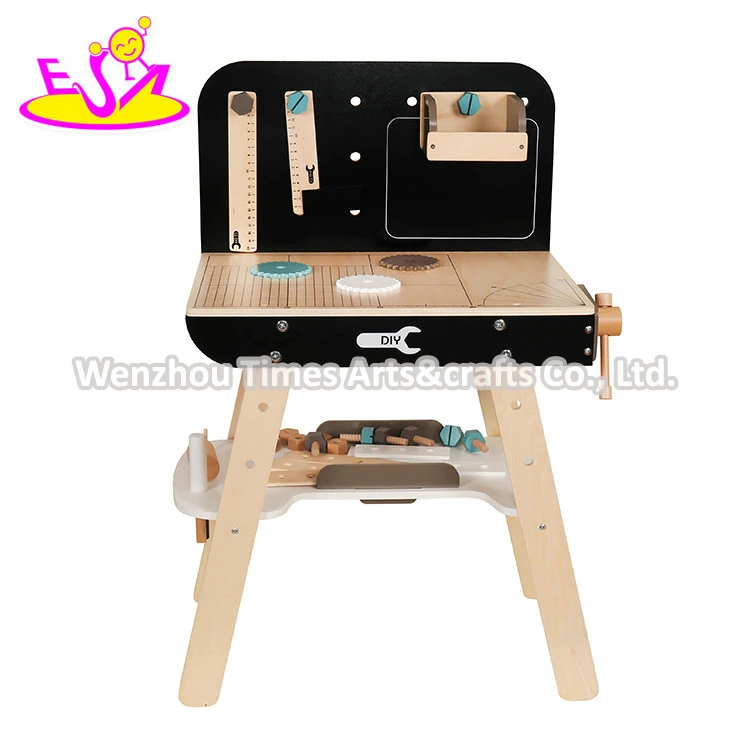 Customize Educational Wooden Drill &amp; Learn Toolbox Workbench DIY Toys for Kids W03D140