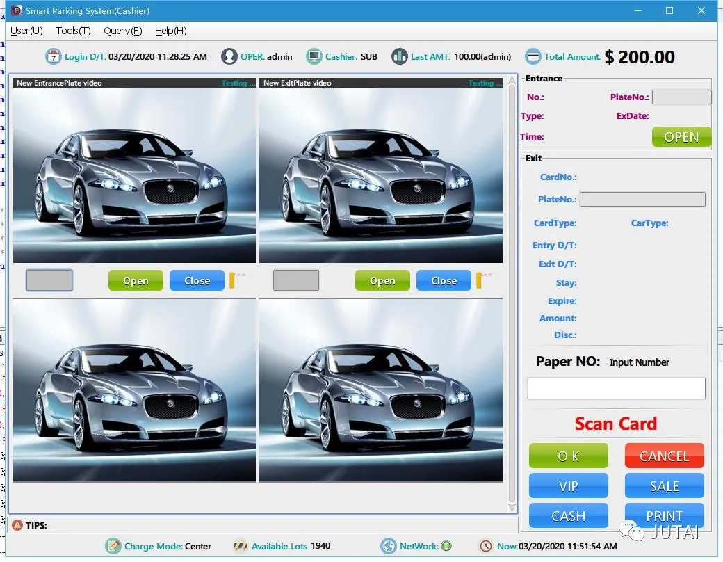 Electric Fencing Car Parking Management System Using RFID