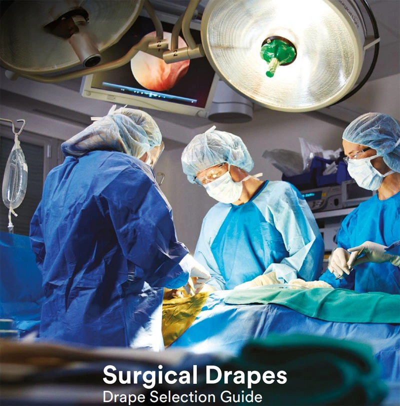 OEM Medical Procedures Cardiovascular Angiography Drape Pack Sterile Surgical Angiography Operation Drape Pack