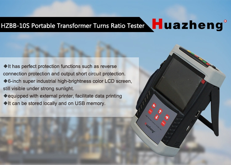 Hzbb-10s 3 Phase Transformer Turns Ratio Vector Group Test TTR Tester