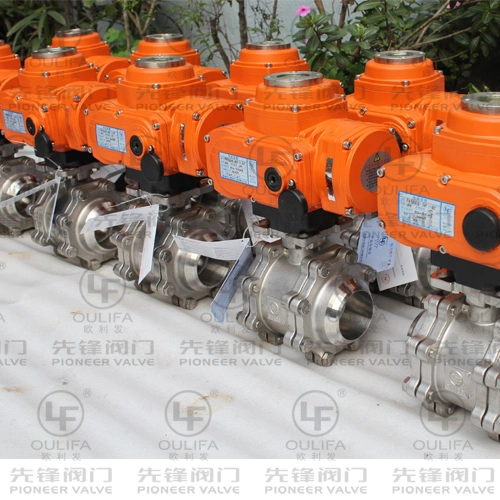 Floating/ Trunnion Motorized Control Ball Valve