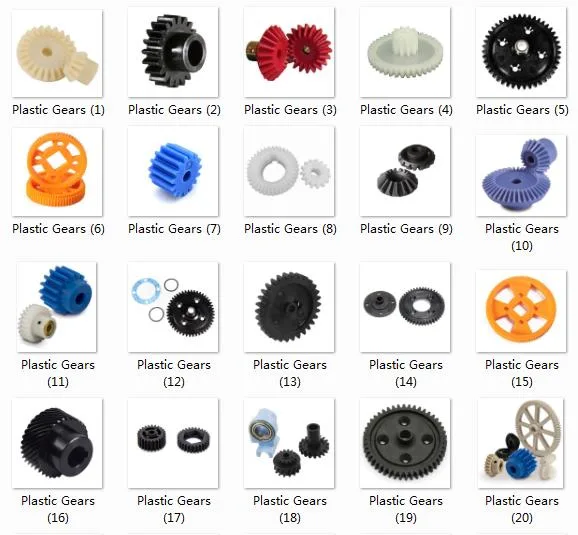 Power Transmission Parts Convey Gear Wheels Molded Injection Nylon Plastic Gear Crossed Helical Gear