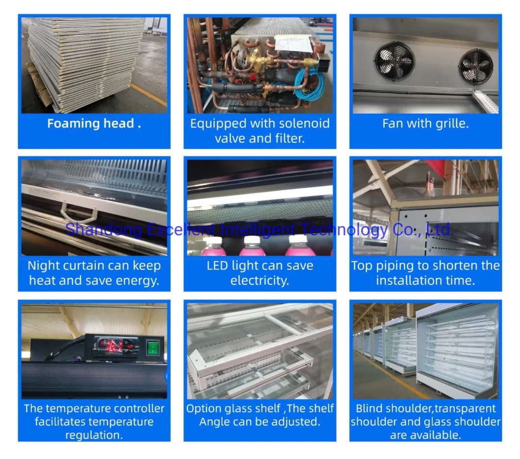 Customized Refrigeration Store Enters Refrigeration Room Freezer Fresh Fruits and Vegetables