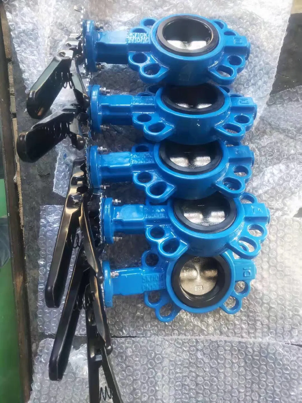 Wafer Type Gearbox Operated Ss 304/201/316 Disc Wafer JIS 10K Korea Standard Dk Butterfly Valves