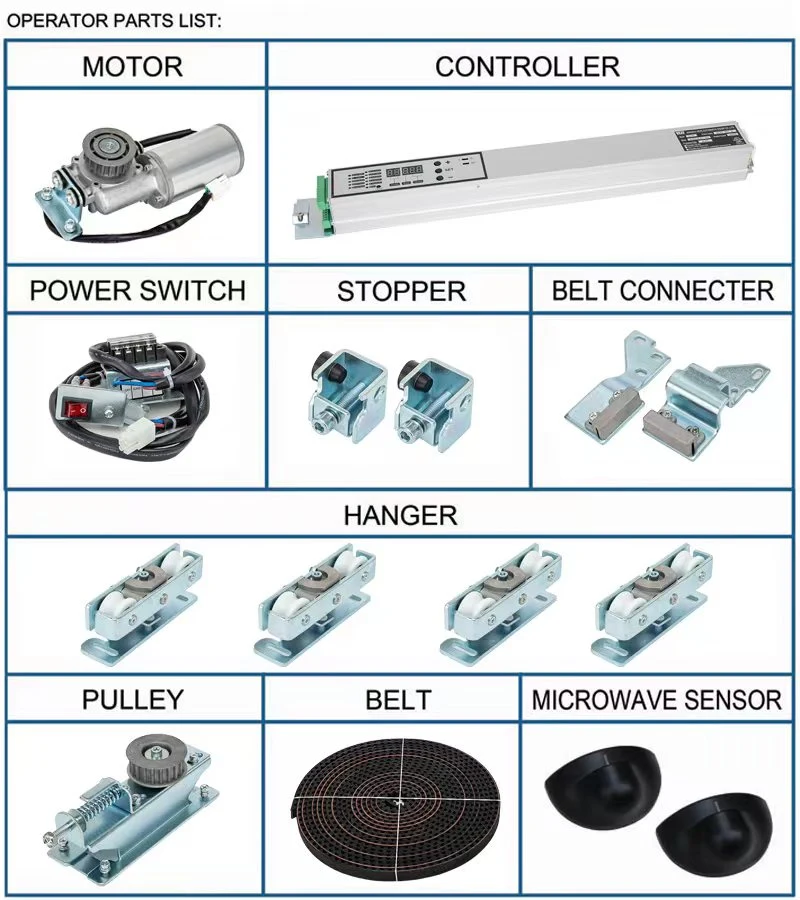 Remote Control Sliding Door Opener for Sliding Automatic Sliding Door Operator