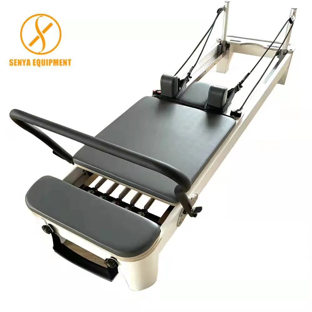 White Maple Wood Elina Pilates Reformer Equipment Price Home Reformer Bed Pilates Machine