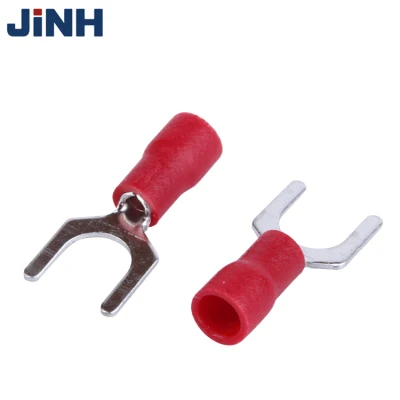 Fork Type Insulated Cold Pressed Spade Terminals