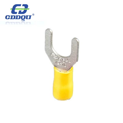  Cable Accessories Insulated Electrical Crimp Fork Terminal Connector Cable Lug Sv1.25-3.2 Svs1.25-3.5