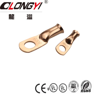  AWG Battery Tubular Cable Lug Purple Copper Ring Terminals