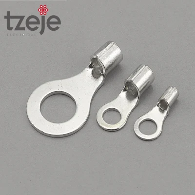 M3 Cable Connector Copper Ring Terminal Naked Wire Connector Rnb1.25-3