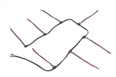  Ring Terminal*2 to Jst Zhr 6p Housing*7 2.5mm 2f AWG26 Wire Harness
