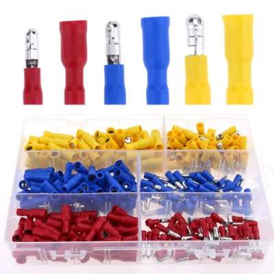 Factory Direct Electrical Automotive Insulated Wire Crimp Butt Spade Bullet Connectors