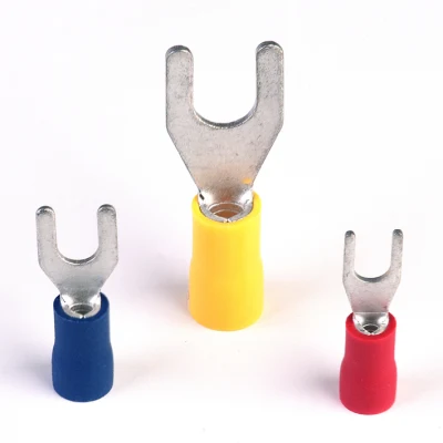 Cable Wire Splice PVC Pre-Insulated 22-16 AWG Fork Seal Electrical Terminals