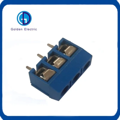 3 Pin 5mm Pitch PCB Screw Mount Type Terminal Block Connector