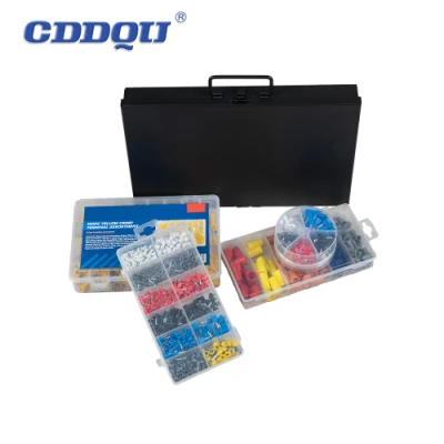 Rectangle Box Kit Rkc 3000PCS Crimp Copper Terminals Kit (iron box) Cord End Terminal and Crimping Tool Kit