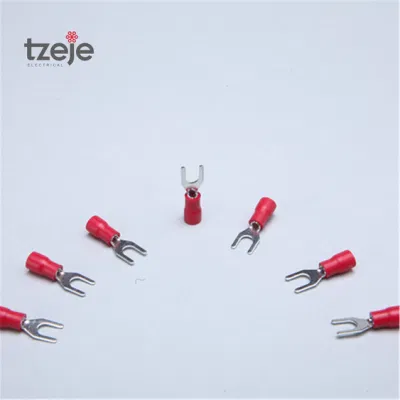 Made in China High Quality Insulated Terminals Sv Type Spade Fork Terminal Lug