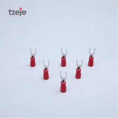 Made in China High Quality Insulated Terminals Sv Type Spade Fork Terminal Lug