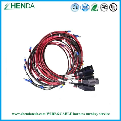 Professional OEM/ODM Copper PVC Insulation Wire Cable with Ring Terminal Plug