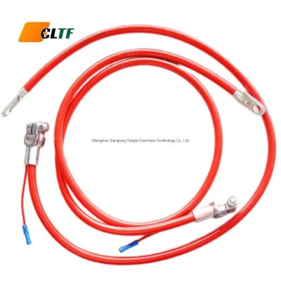 Custom Ring Terminal Power Supply Cable Connector Wiring Harness