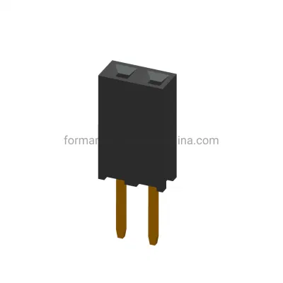  Wire to Board PCB Spare Parts Power transmission Connector 2.54 Pitch Female Pin Header 1X2 Straight Terminals
