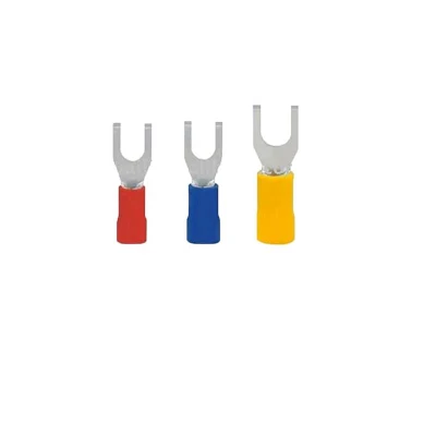 High Quality Insulated Spade Cable Lug Electrical Fork Type Connector Terminal