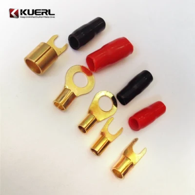 Car Audio Pure Copper O-Shaped U-Shaped Terminal, Ring Terminal, Round Wire Lug
