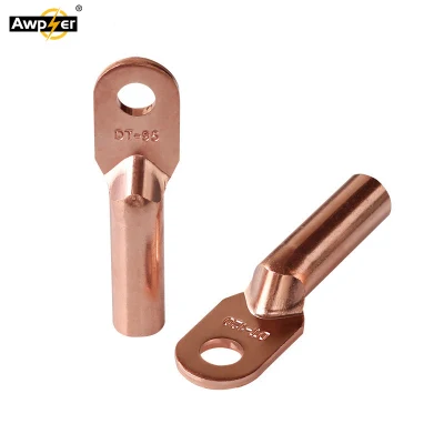 Compression Lug Cable Connector Termination Tin Plated Low Voltage Cables Terminal Lug Type for Copper Connector