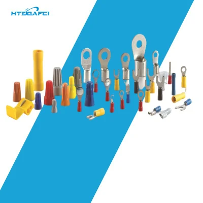 Sv Crimp Terminal Connector Kit Wire Copper Crimp Connector Cord Pin End Terminal Y Type Fork Pre-Insulated Spade Terminals