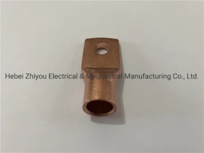 Auto Tesla Electrical Connecting Copper Terminal Cable Lug Electric Terminal Lug