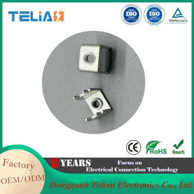 30A M3/M4 Brass Tin Plated PCB Welding Terminal Screw Block SMD Wire Connector