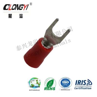 Longyi Insulated Copper Lugs Ring Crimp Terminals with UL