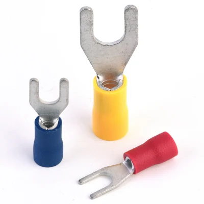  Better Quality Cable Wire Splice PVC Pre-Insulated 22-16 AWG Fork Electrical Terminals