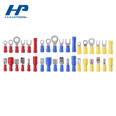 Factory Supply Insulated Ring Fork Pin Blade Flag Bullet Wire Connectors Terminals