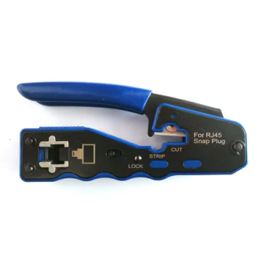 Ez Pass Through Crimper Cat5 CAT6 Stainless Steel Hand Network Ez Crimp Tool