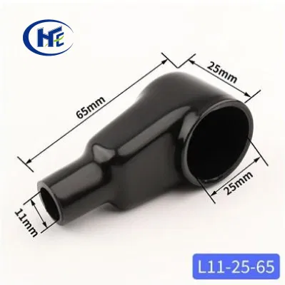  PVC Cable Lug Insulator Flexible Rubber Stud Protector Ring Terminal Boot Covers L11-25-65
