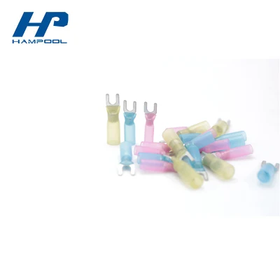 High Performance Wire Connector Automotive Heat Shrink Fork Terminals Crimp by Hampool
