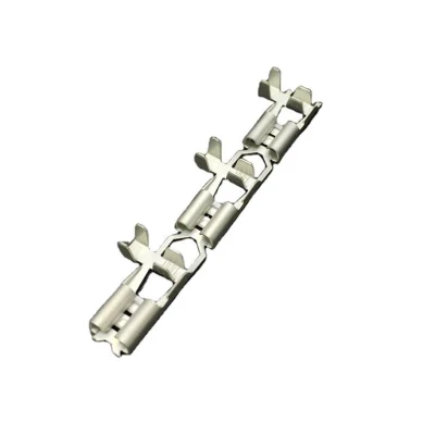  PCB Connector Copper Terminal Reel Type Tinned Brass Flag Terminals