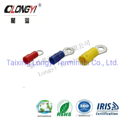  Insulated Nylon Copper Cold End Ring Connector Terminal