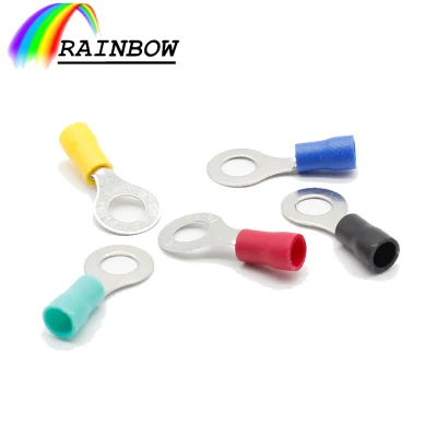 Manufacture Prices Auto Parts AWG14-12 37AMP RV3.5-6/3.5-8 Copper Cable Lug Electric Crimp/ Pre-Insulated Ring Terminals/Connectors