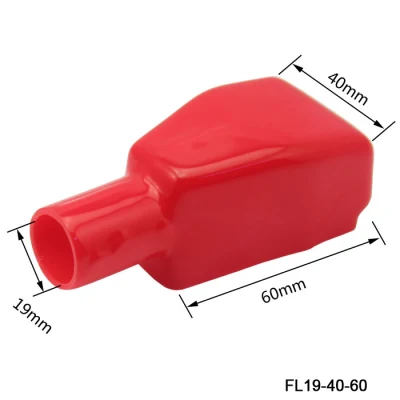 Soft Plastic PVC Cable Terminal Insulating Boot Rubber Protector Cover for Car Battery Terminal Clamp