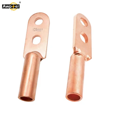 Compression Lug Cable Connector Termination Tin Plated Low Voltage Cables Terminal Lug Type for Copper Connector